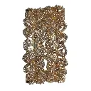 Elegant Gold Floral Diamond bangle set - one pair