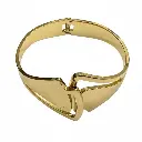 Elegant Gold-Tone Wave Design Statement Bracelet – Premium Artificial Jewellery