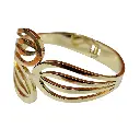 Elegant Gold-Toned Wave Design Bracelet – Premium Artificial Jewellery Kada